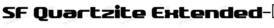 SF Quartzite Extended字体转换